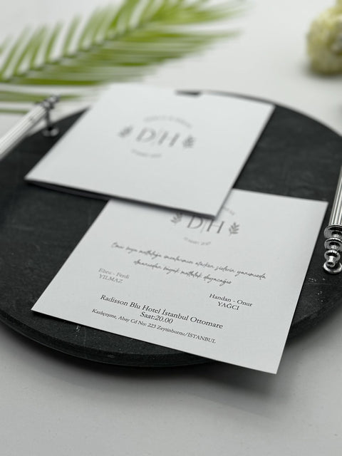Code: 6130 - Klassische Hochzeitseinladung